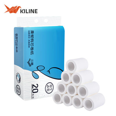 Giá tốt. Logo OEM giấy vệ sinh hộ gia đình giấy vệ sinh cuộn giấy màu trắng 100%bột trực tuyến