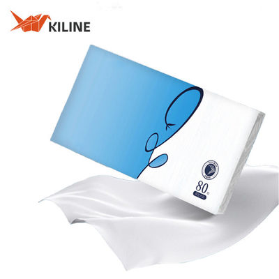 quality Custom Logo Printed Tissue Paper Soft Disposable Facial Paper Tissue For Home Use factory