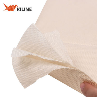 72gsm Heavy Duty Paper Wiper 4 Ply Reinforced Industrial Cleaning Paper Brown Color
