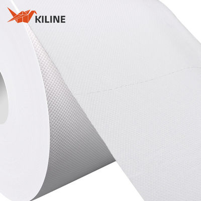 Good price Three Ply Reinforced Industrial Heavy Duty Wiping Paper Jumbo Roll White 54gsm online