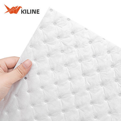Good price Custom Logo White Oil Absorbent Pads Heavyweight Oil Only Absorbent Mats online