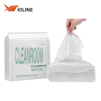 Good price OEM 50gsm White Non Woven Cleanroom Wipers For Low Linting Applications online