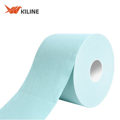 Good price 65gsm Heavy Duty Nonwoven Cleaning Wipes On Jumbo Roll Green Color Cusotm Logo online