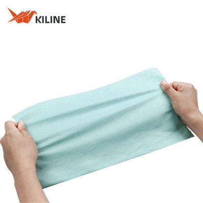 Good price Green Color Industrial Strength Nonwoven Cleaning Wipes On Jumbo Roll online