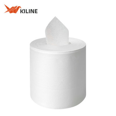 Good price 2 Ply Center Pull Paper Towel Roll White Kitchen Cleaning Paper 1.1kg/Roll online