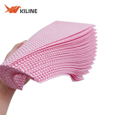 100% Viscose Reusable Kitchen Towel Roll , Multitask Cleaning Colour Coded Cloths