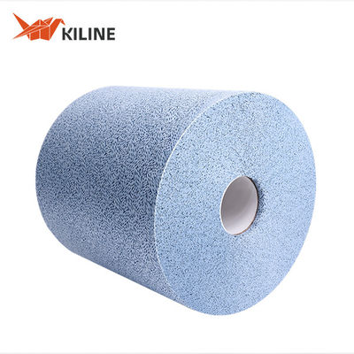 Car Cleaning Lint Free Industrial Cleaning Cloth Oil Absorbention 100% PP Blue Color