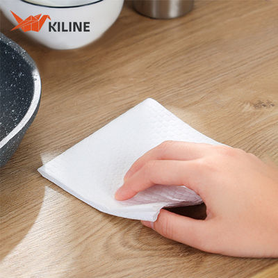 Good price Food Grade Kitchen Disposable Towels Oil Absorbent Surface Cleaning Cloth 50gsm online