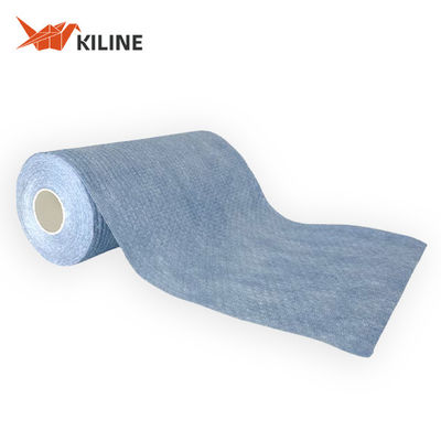 Good price Wood Pulp PP Rolled Disposable Wiping Cloth Blue Color Cleaning Towels Customized online