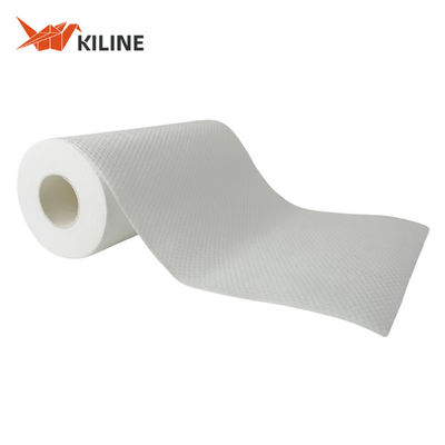 Good price Wood Pulp & PP Disposable Cleaning Cloths Kitchen Towel Rolls White Color OEM online
