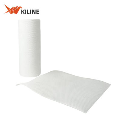 Good price Wood Pulp PP Infused White Disposable Kitchen Towel Rolls Cleaning Cloths OEM Logo online