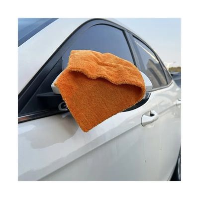 Giá tốt. 40x40cm 500gm Thấm chi tiết giặt xe khăn không có cạnh Microfiber xe khô khăn xe Coral lông tơ giặt khăn trực tuyến