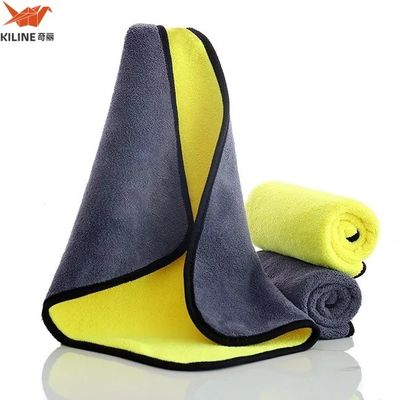 Good price Car Polishing Waxing Towel Super Quality Microfiber Double Sided Coral Fleece Kitchen Customized Printing Designs online