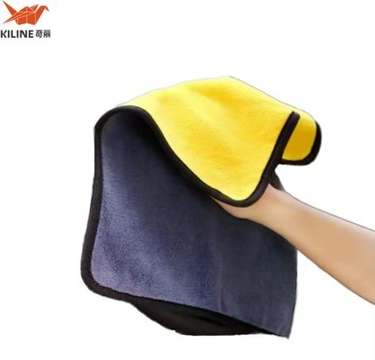 Good price Scratch-Free KILINE Coral Fleece 40*60 800gsm Car Wash Towel Customized Color online