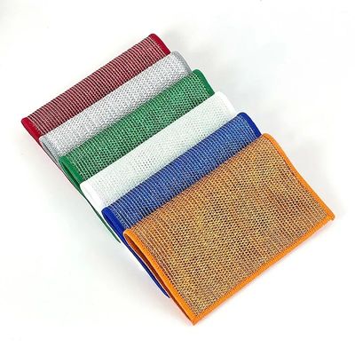 Good price KILINE Multipurpose Wire Dishwashing Rag Non-Scratch Wire Scrubbers Dishcloth Kitchen Towel Cleaning Cloths online