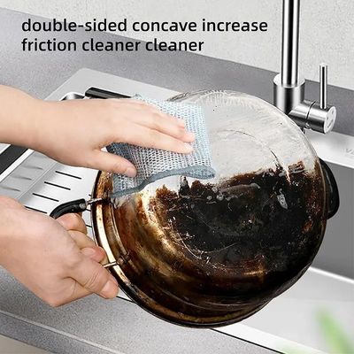 Good price KILINE Double Sided Nylon Kitchen Cleaning Towel Non-Stick Oil Bamboo Fiber and Silver Wire Durable and Easy to Clean online