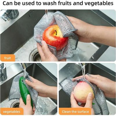 Giá tốt. KILINE Áo vải bếp nhỏ Khẩu khăn đồ dùng bán buôn 12 gói Áo vải bếp Khẩu khăn đồ dùng để làm sạch chậu trực tuyến