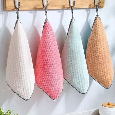 Giá tốt. KILINE Phòng bếp Chất hấp thụ Đẹp đệm hàng ngày khăn bếp không dính dầu mỏng bàn vải làm sạch microfiber trực tuyến