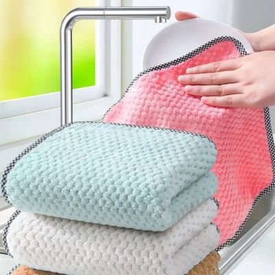 Good price KILINE Kitchen Dish Cloth 25*25cm Hanging Household Cleaning Wiping Rag Dish Towel Kitchen online
