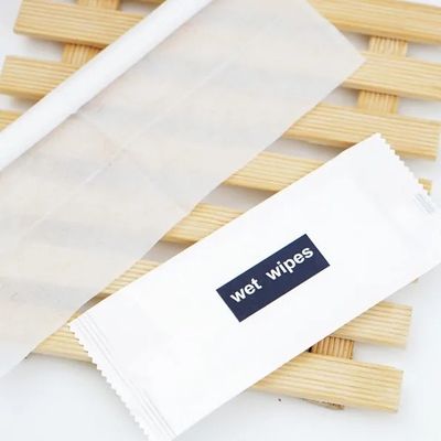 Good price KILINE Individual Pack Cotton Wipe Pure Water For Travel Restaurant Hotel Custom Logo Flushable Wet Wipes Tissue online