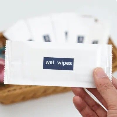Good price KILINE Custom Design Single Packed Cleaning Wet Wipes Individual Wrapped Sachet Wet Wipe Custom for Restaurant Hotels online