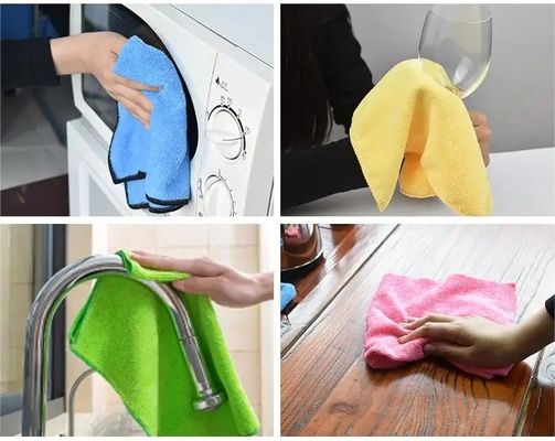 Good price KILINE Wholesale Quick-Dry Microfiber Magic Cloth Car Cleaning Wipes Colorful Roll for Custom Logo Kitchen & Car Wash online