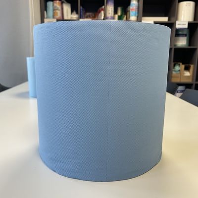 İyi bir fiyat. KILINE 52260 Hafif PP + Ahşap Pulp Mavi dokulu bezler Günlük Endüstriyel Temizlik için Düşük GSM Rulo 310x340mm çevrimiçi